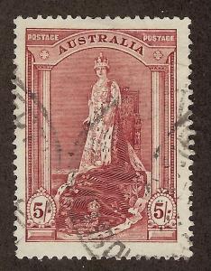 AUSTRALIA SC# 177 F-VF U 1938