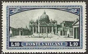 Vatican 33,  mint, hinged.  1933.  (V8)