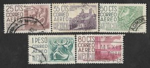 SD)1953-56 MEXICO MICHOACAN, MASKS 25C SCT C220A, GUERRERO, VIEW OF TAXCO