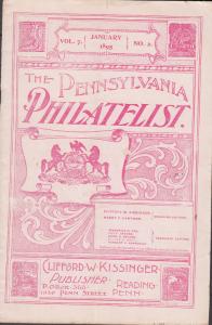 The Pennsylvania Philatelist - January 1895 No.2