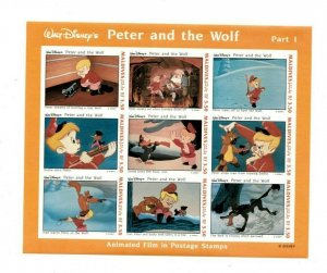 SPECIAL LOT Maldives 1994 1925  - Disney Peter & Wolf - 10 Shtlt of 9 ea. - IMP