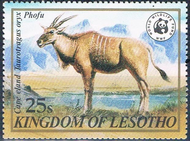 Lesotho 353 MNH Cape Eland 1982 (MV0090)