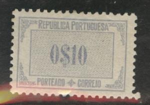 Portugal Scott J46 MH* Thinned 1932-33 postage due