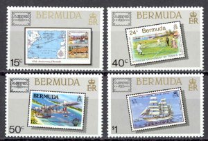 Bermuda Sc# 504-507 MNH 1986 AMERIPEX '86