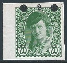 Yugoslavia #1L45 NH  20h Bosnia & Herzegovina Imperf Bosnia Girl - Surcharge At