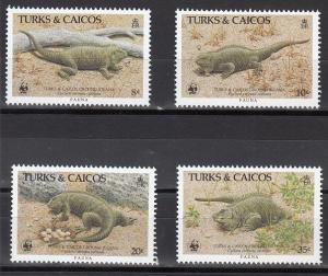 Turks and Caicos Scott 710-13 Mint NH (Catalog Value $19.00)