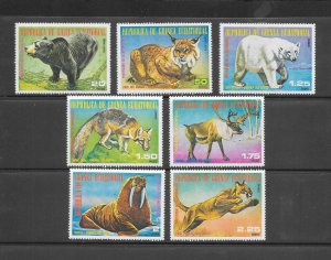 WILD ANIMALS EQUATORIAL GUINEA (NOT SCOTT LISTED)   MNH