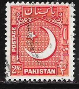 Pakistan 29: 2a  Star and Crescent, used, VF