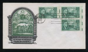 US 930 Franklin D. Roosevelt 1c UA Cachet Craft Staehle