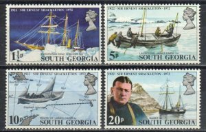 South Georgia Stamp 31-34  - Ernest Shackleton explorer