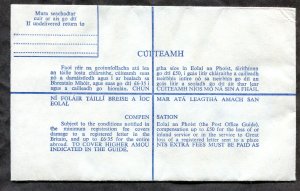 p471 - IRELAND Unused Registered Letter Envelope / Cover