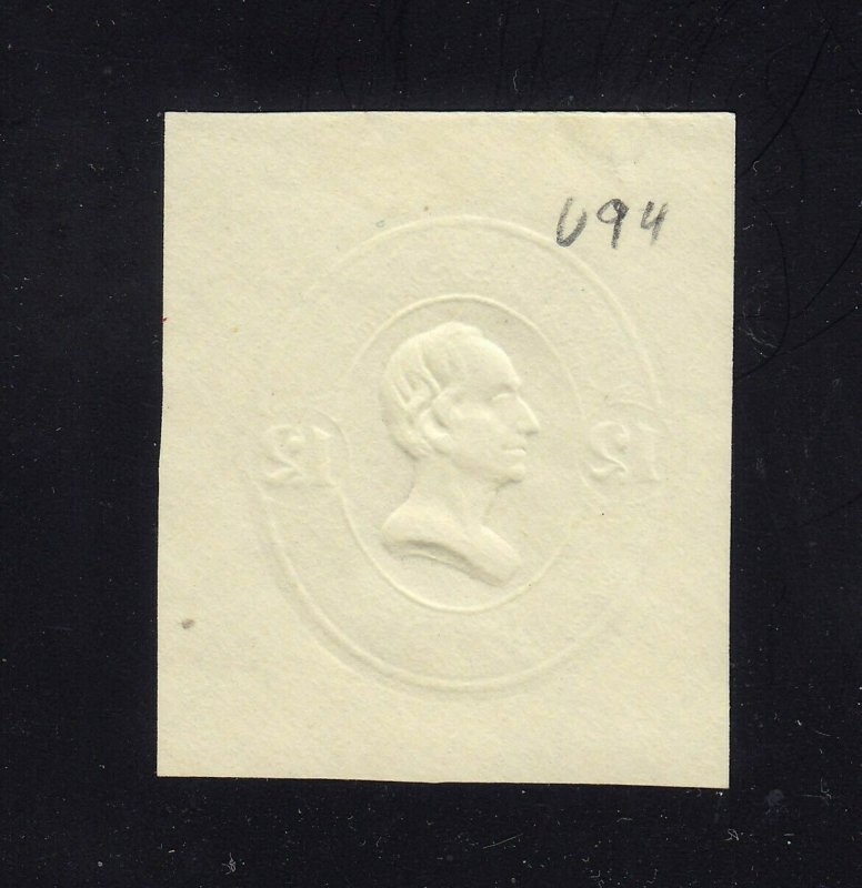 U94 Mint Cut Square, Cat $110.00