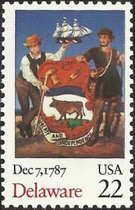 # 2336 MINT NEVER HINGED DELAWARE