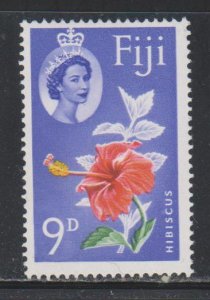 Fiji,  9d Hibiscus (SC# 180) MH