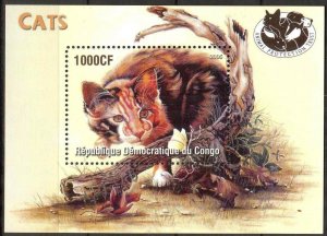 Congo 2005 Wild Cats S/S MNH Cinderella !