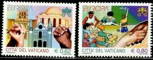 VATICAN Sc#1320-1321 2006 EUROPA Complete Set Mint LH