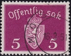 Norway Used - Scott# O22