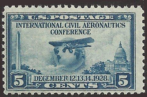 # 650 MNH - SCV-7.25 - Blue - Aeronautics Conference 