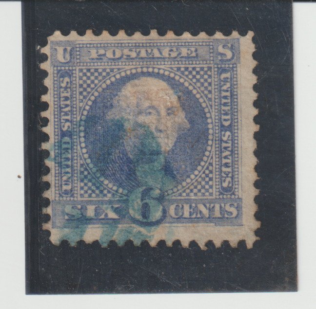 US Scott #115 Used with SON Blue Fancy Cancel CV $225.+