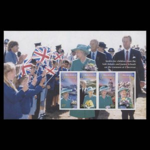 Guernsey 2002 Golden Jubilee imperf proof booklet pane ...