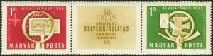 HUNGARY C186a MNH STRIP+LABEL BIN $2.00