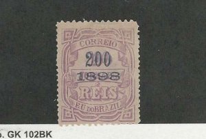 Brazil, Postage Stamp, #137 Mint Hinged, 1898, JFZ