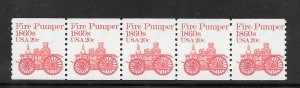 #1908 MNH Strip of 5