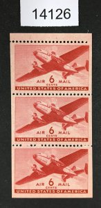 MOMEN: US STAMPS # C25a MINT OG NH BOOKLET LOT #14126