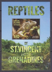 2015 St Vincent Grenadines Union Island 814/B80 Reptiles / Lizards 8,50 €