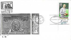 1988 FDC, #2376, 22c Knute Rockne, S. G.