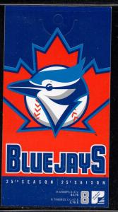 Canada Sc 1901a 2001 Toronto Blue Jays stamp booklet mint NH