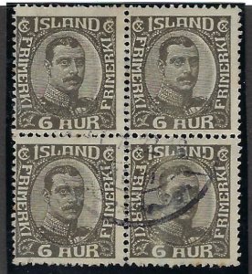 Iceland  SC#113 Used F-VF SCV$36.00...Very Nice!