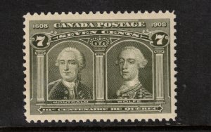 Canada #100 Extra Fine Never Hinged Gem **With Certificate**