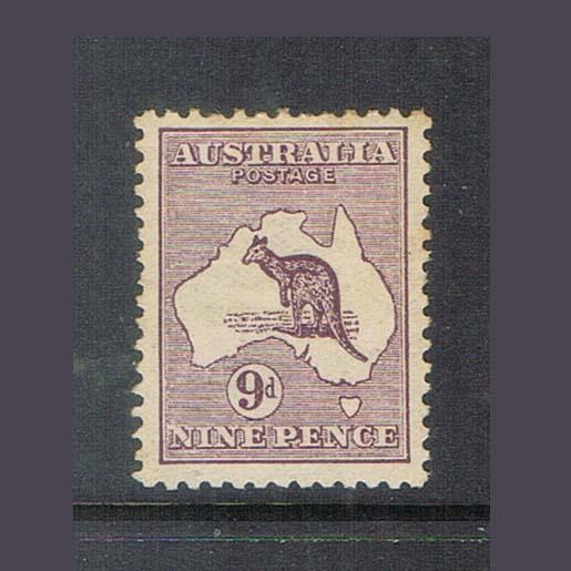 Australia 1913 Kangaroos SG 10 MH