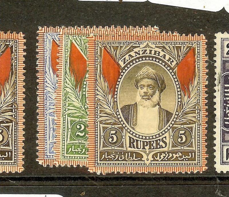 ZANZIBAR (P0910B) SULTAN  SG200-1, 204    MOG