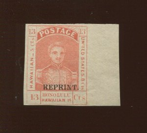 Hawaii 11RS King Kamehameha III Imperf Mint Specimen Stamp NH (Bx 3456)