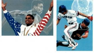 Guyana 1996 MNH Stamps Souvenir Sheet Scott 3088-3089 Sport Olympic Games Medals