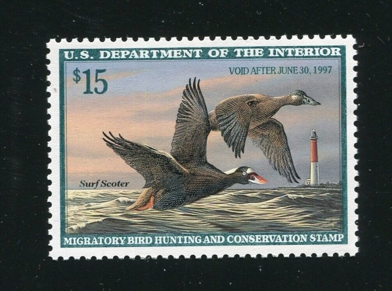 RW63 Surf Scoters Federal Duck Stamp MNH 1996 