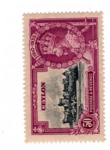 Ceylon #263 MH - Stamp - CAT VALUE $5.00