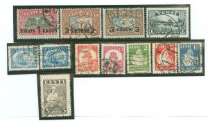 Estonia #105-116 Used Single (Complete Set)