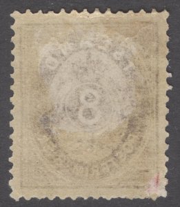 Iceland 1873 8sk Brown Numeral Wmk Crown P 14x13.5 Scott 3 MH Cat $325