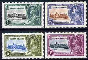 Cayman Islands 1935 KG5 Silver Jubilee set of 4, mounted ...