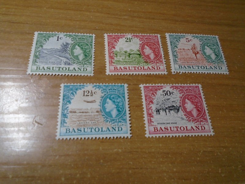 Basutoland  #  87-91  MNH