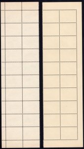 Scott #2427-2428 Madonna & Christmas Sleigh Plate Zip Block of 20 Stamps - MNH