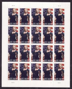 USA-Sc#4463- id12-unused NH sheet-Singer-Kate Smith-God Bless America renditio