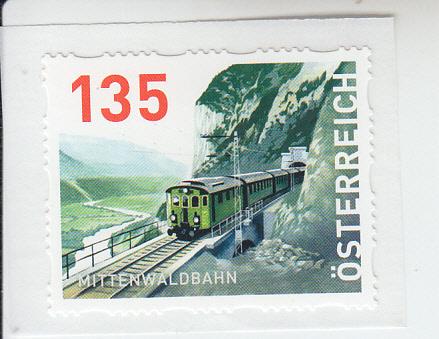 2018 Austria Mittenwald Railway SA Coil (Scott 2769) MNH