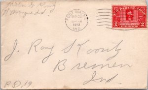 1913 - 2c Stamp - Fort Wayne, Ind - F74609