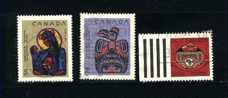 Can #1294, 1296-1297   -1   used VF 1990 PD