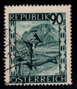 Austria Scott 477 Used stamp from 1945-46 set