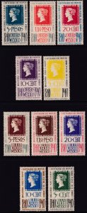 Mexico Sc 754 758 C103 C107 Penny Black 1940 full set w/ airmails MNH CV $340.00